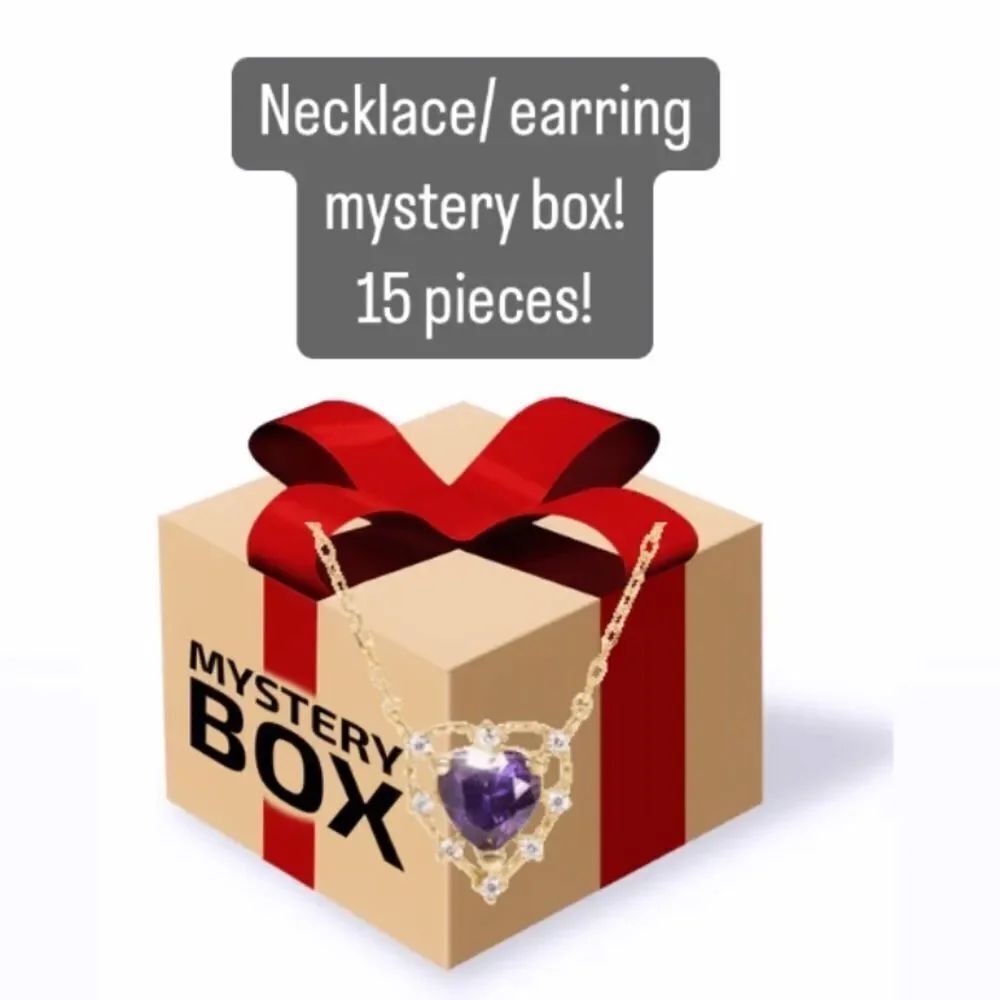 15 pc NEW mystery box necklaces and earrings mixed all brand new